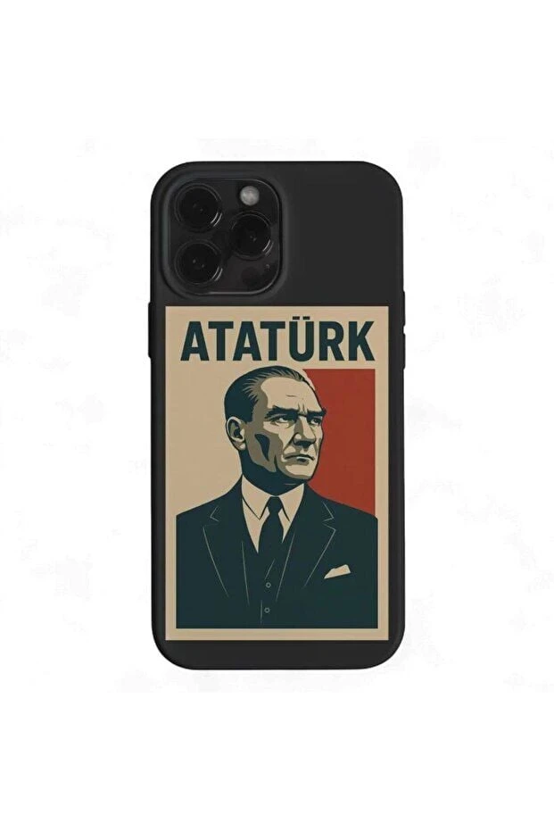iPhone Uyumlu Atatürk Anı Premium İçi Kadife Telefon Kılıfı – Tasarım 23