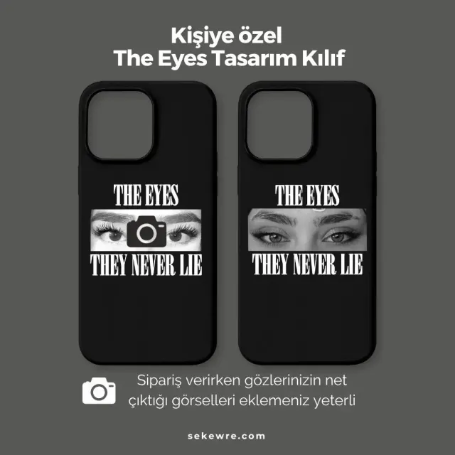 Kişiye Özel Çift The Eyes Kılıf
