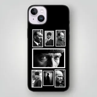 Atatürk Kolaj Desenli Kılıf
