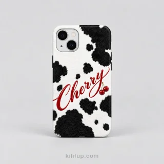 Cherry İnek Desenli Kılıf