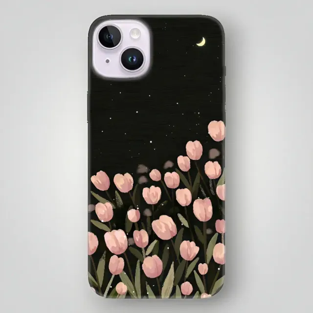 Yıldızlı Flora Desenli Kılıf